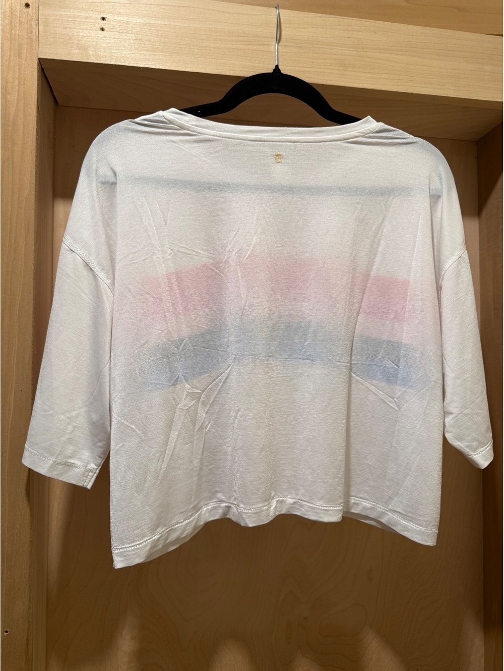 Spiritual Gangster rainbow cropped tee size medium - Picture 2 of 5